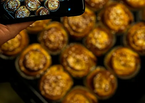 Plateau de pâtisseries aux fruits