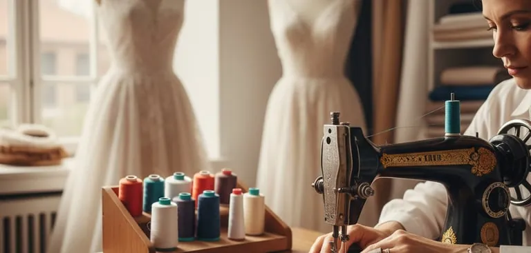 Exemple de site pour couturière